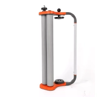 WILLIE Hand manual stretch film dispenser, 50 cm, orange, maximum film length 500 mm
