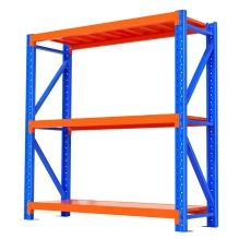 SR-12-ORG Storage rack, 5 tiers, ORANGE, adjustable, 200x60x200 cm, max. load 200 kg