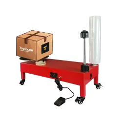 EWL-40 Owijarka folią stretch, sterowanie pedałem, stojak obrotowy Ø40 cm, max. obciążenie 100 kg, nogi z kółkiem