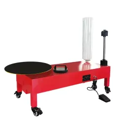 EWL-60 Owijarka folią stretch, sterowanie pedałem, stojak obrotowy Ø40 cm, max. obciążenie 100 kg, nogi z kółkiem