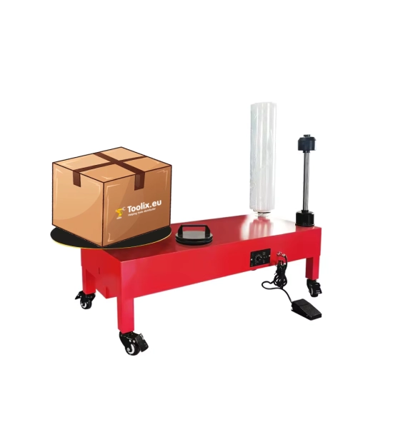 EWL-40 Owijarka folią stretch, sterowanie pedałem, stojak obrotowy Ø40 cm, max. obciążenie 100 kg, nogi z kółkiem