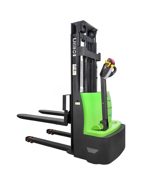 CDDP20-2500 Walking electric pallet stacker, max. load 2000 kg, up to 2.5 meters, outer width 680mm